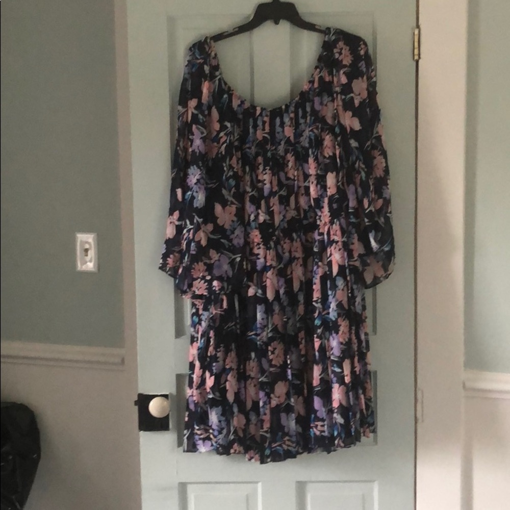 Floral Off-The-Shoulder Dress